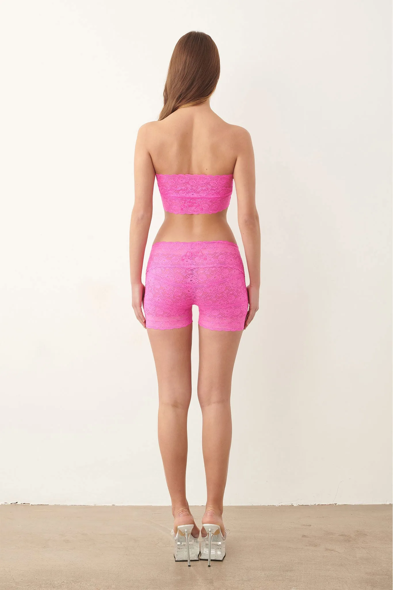 Ava Top Lace Harlot Pink