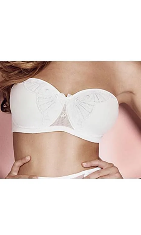 Empreinte Hanae White Strapless Bra