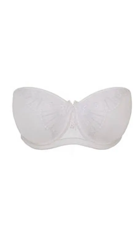 Empreinte Hanae White Strapless Bra