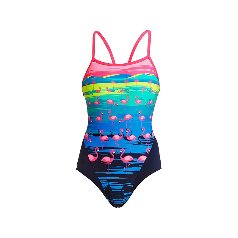 Funkita - Flamingo Flood - Ladies Single Strap One Piece