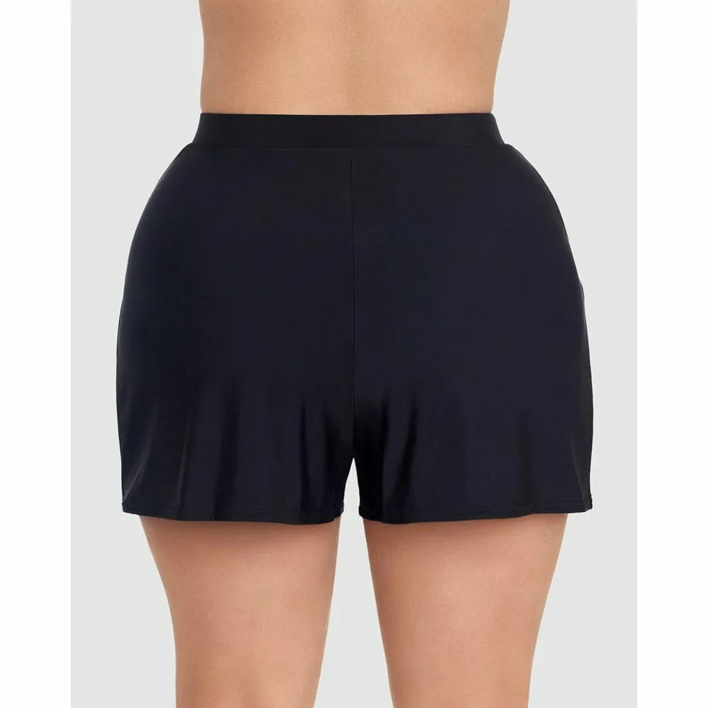 High Waist Swim Shorts PLUS