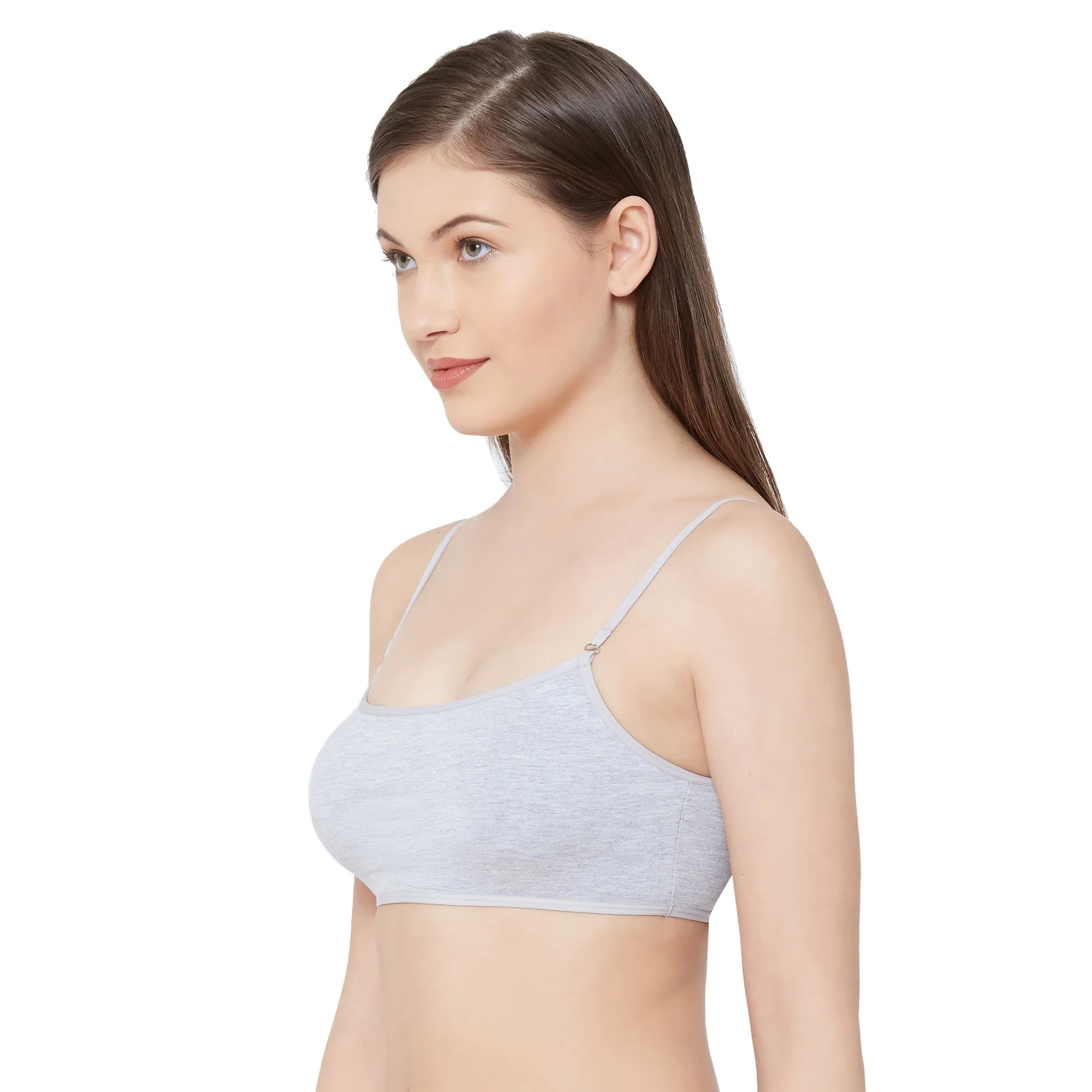 JSC-826 Spaghetti Camisole-Grey Melange