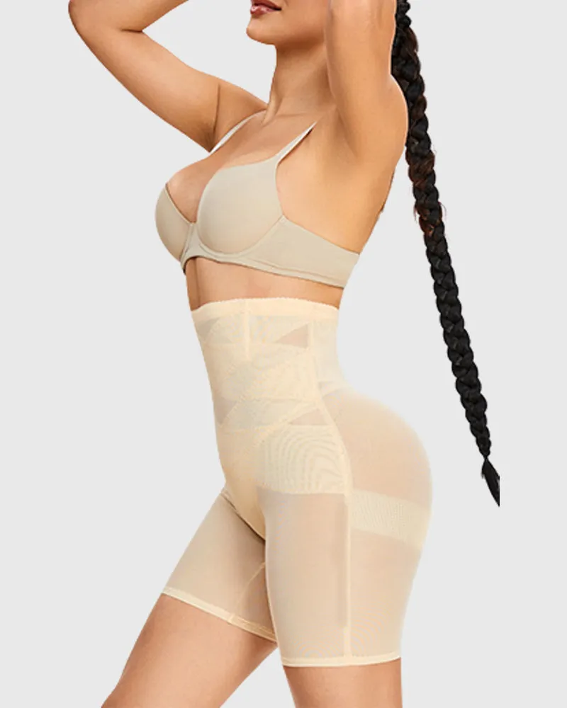 LilyLove® Mesh High Waist Shapewear Shorts