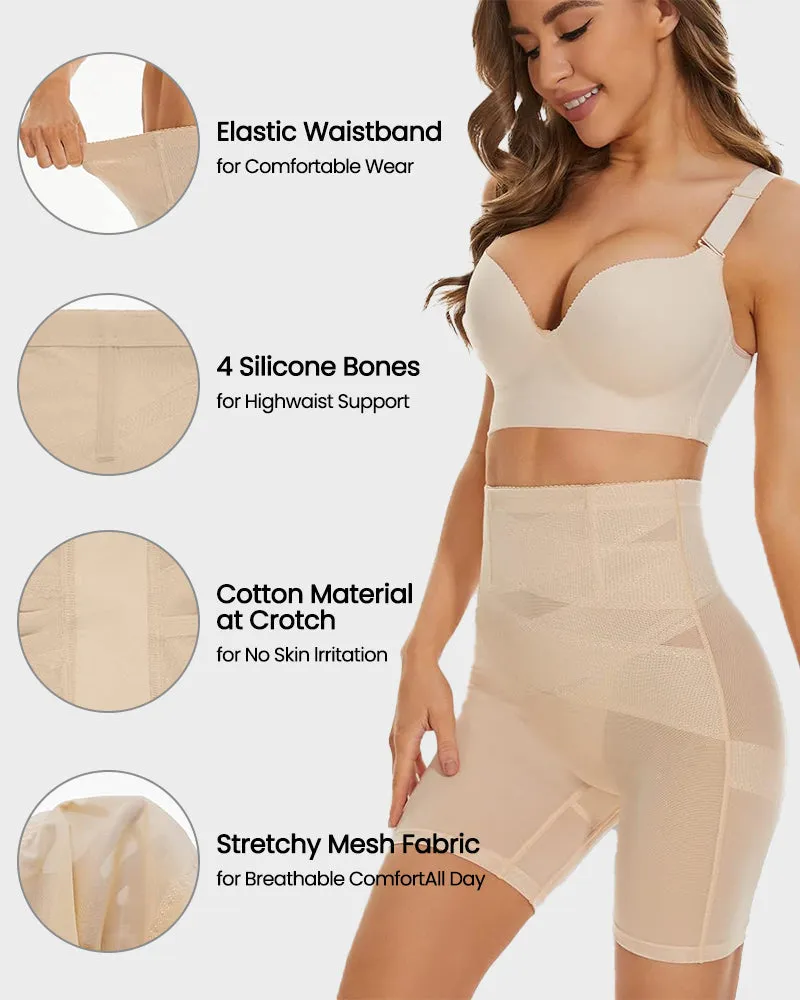 LilyLove® Mesh High Waist Shapewear Shorts