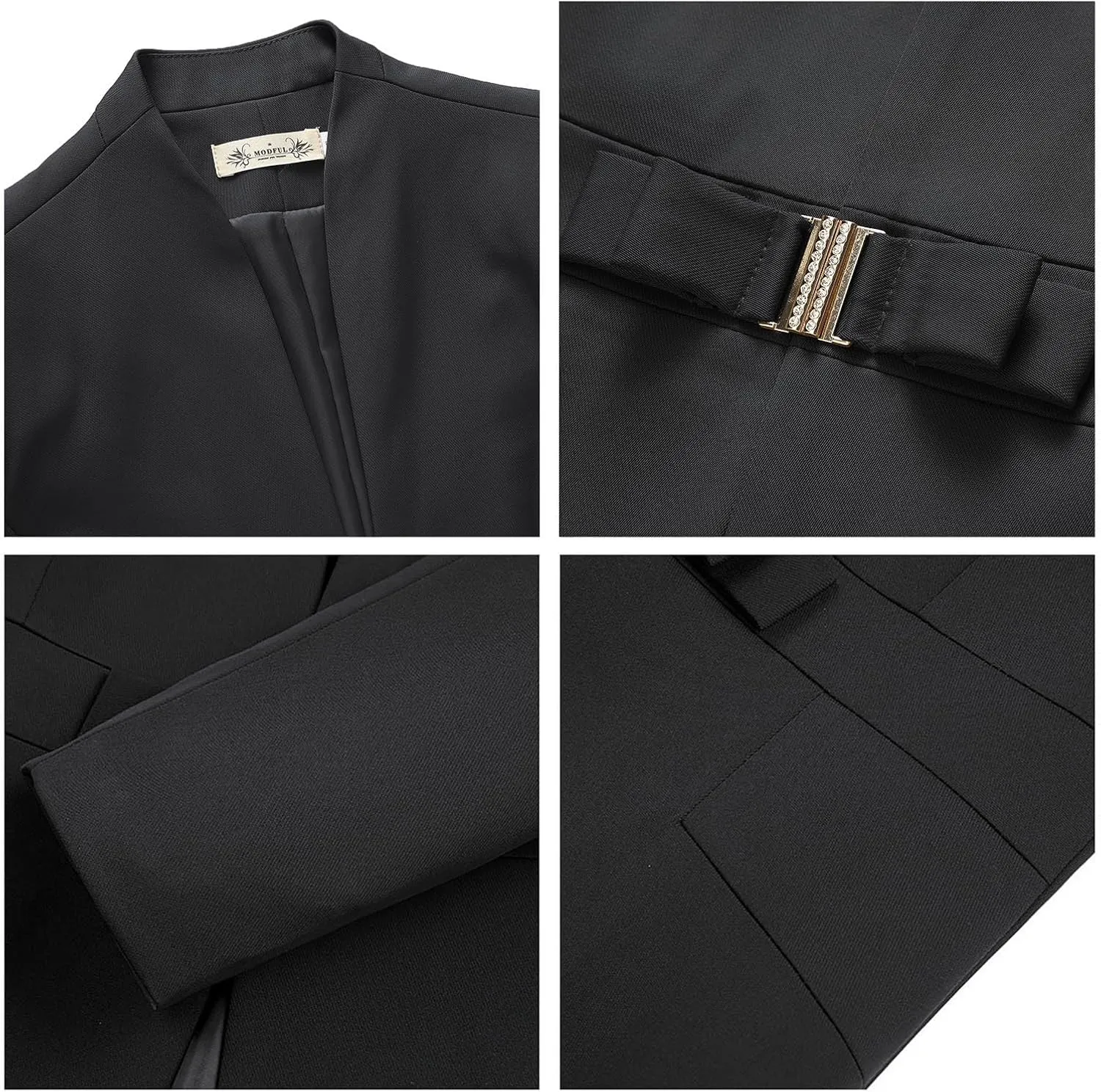 MODFUL Womens Business Dress Suit Set 2 Piece Pencil Skirt Lady Work Suit Blazer Dress Set