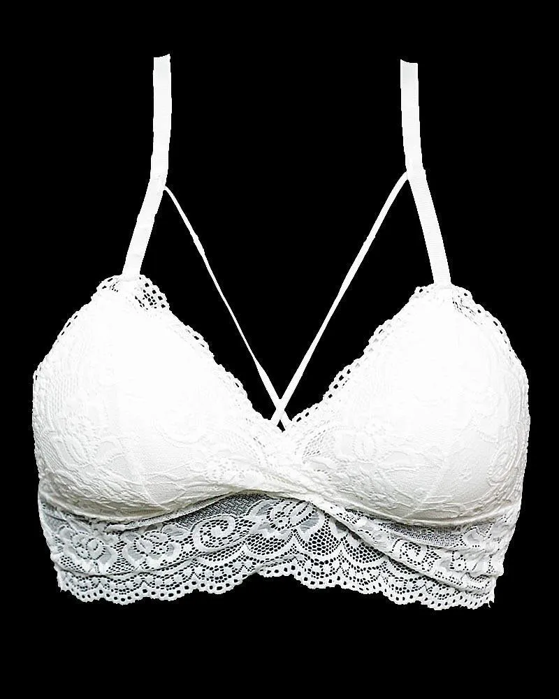 New Hottest Selling Women Sexy White Fashion Bra Strappy Push Up Bra 338