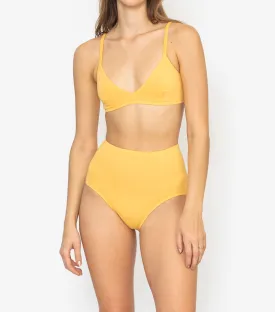 Organic High Waisted Brief - Marigold