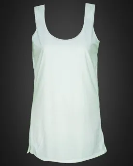 Plain Cotton Camisole With Lace For Women - Color White - LA-1