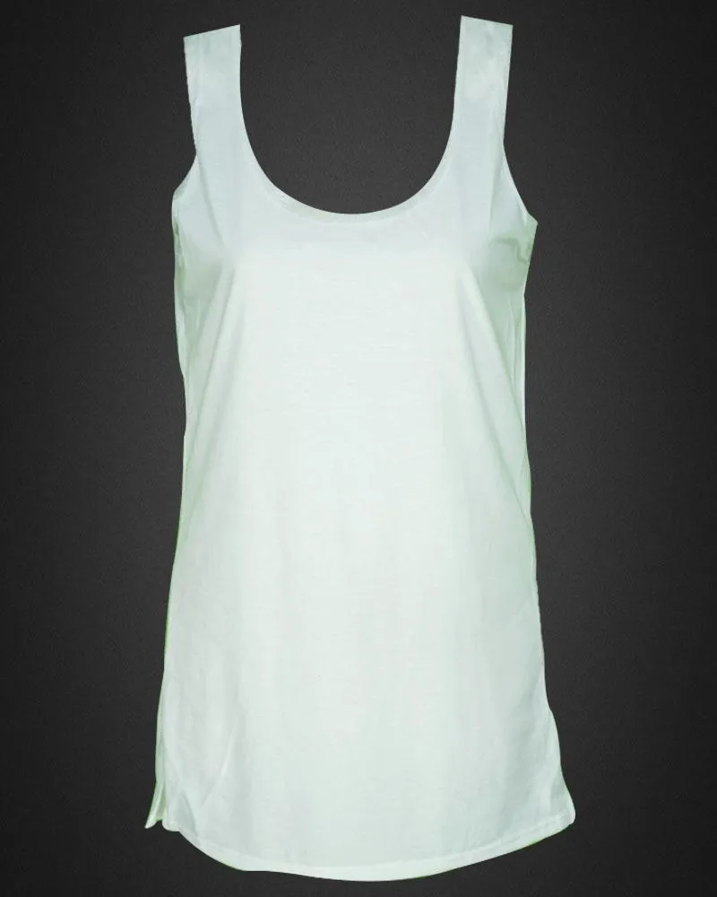 Plain Cotton Camisole With Lace For Women - Color White - LA-1