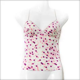 Purple Peach Funky Print Teen Age Camisole