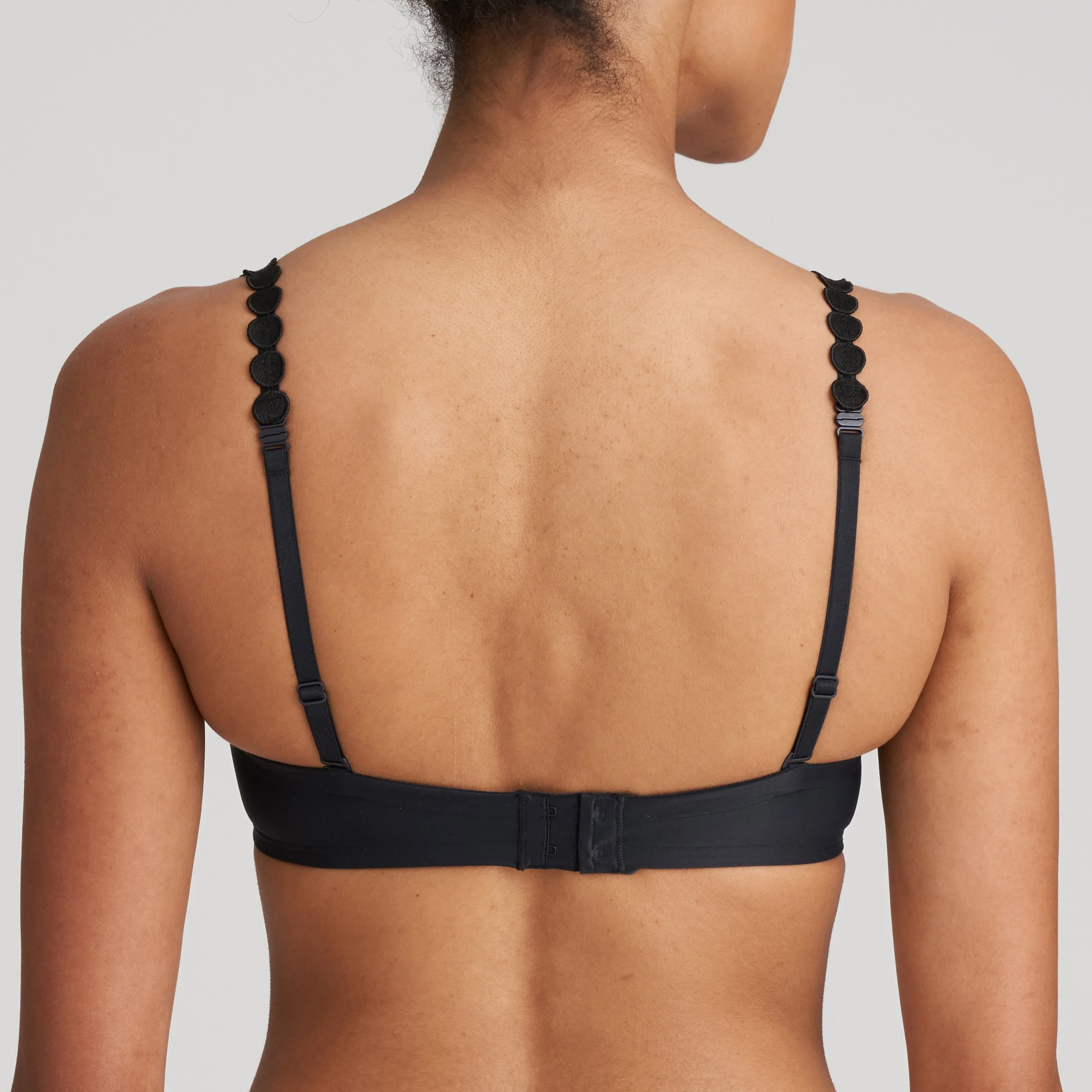 Tom Charcoal Padded Bra Strapless