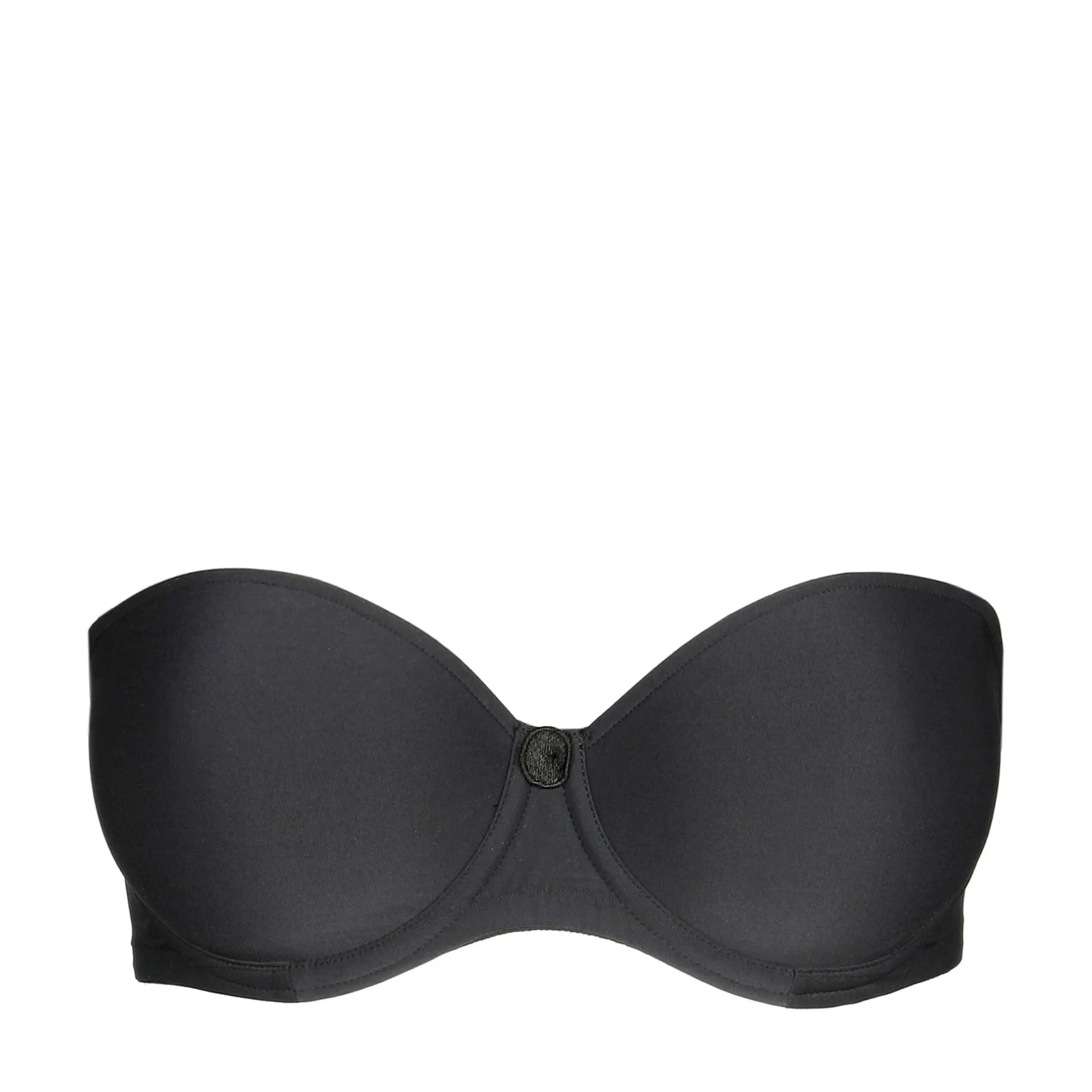 Tom Charcoal Padded Bra Strapless