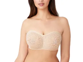 WACOAL 854205 HALO LACE STRAPLESS BRA