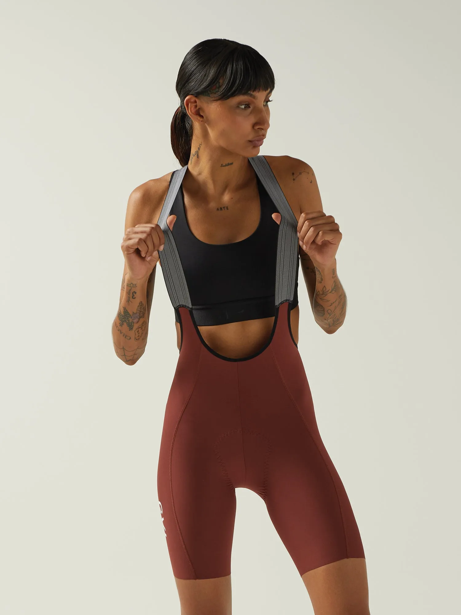 WOMEN’S LACEFLY BIB SHORTS TERRACOTTA