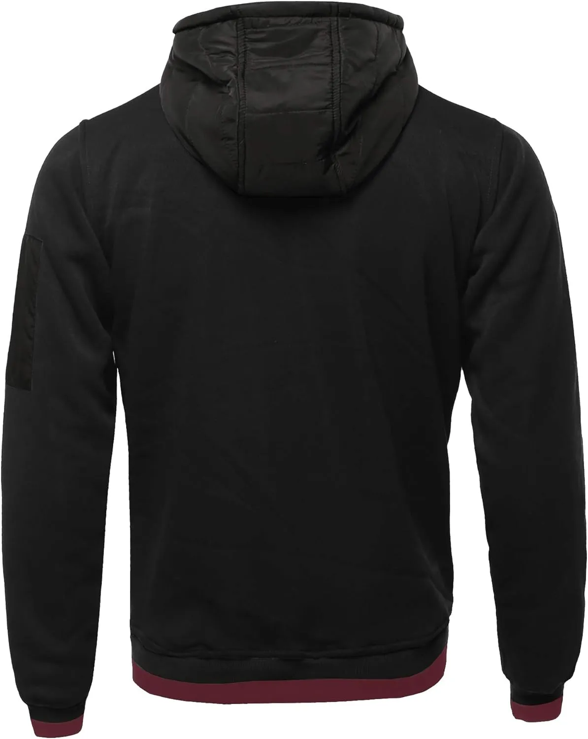 Youstar Men's Casual Basic Quilted Bomber Jacket